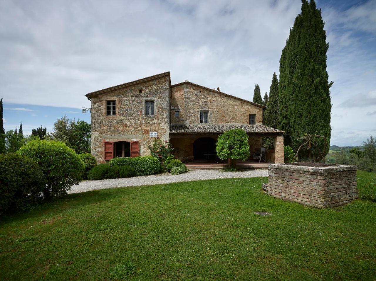 Borgo Lucignanello Bandini Villa San Giovanni d'Asso Luaran gambar